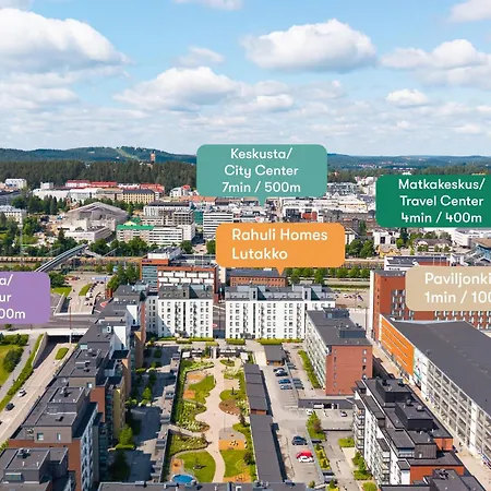 Rahulihomes, Sauna, 2toilets, Location On Jyvaeskylae, 65 Tv, Balcony, Free Parking, 6min To City, Paviljonki 1min *